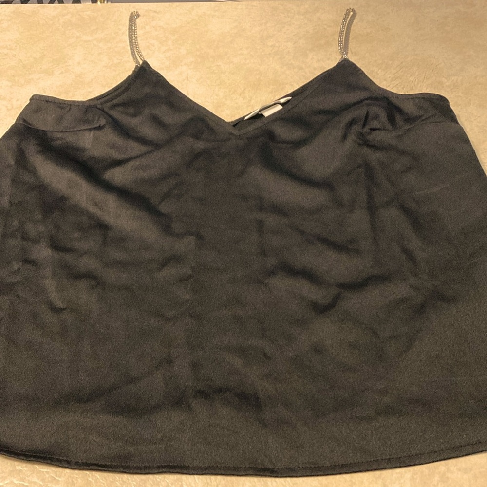 H&M rhinestone strap cami